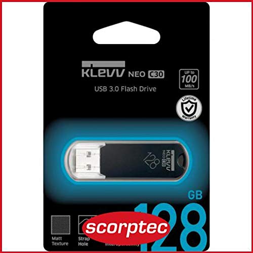 Amazon | ESSENCORE KLEVV USBメモリ 128GB USB3.0 キャップ式