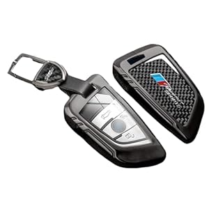 Wenwubin Carbon Fiber Key Fob Cover and Keych...