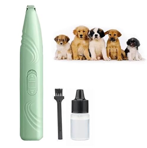 Cortadora de Pelo para Mascotas ultra-silenciosa Maquina cortar pelo de Patas de Perro gatos Cortapelos Eléctrico para Mascotas Afeitadora Eléctrica para Mascotas de Patas Orejas Ojos Cara