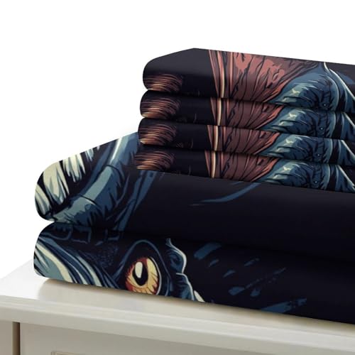 Housse de couette dinosaure 3D idéale pour la chambre familiale