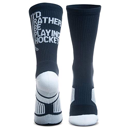 ChalkTalkSPORTS Hockey Athletic Woven Mid-Calf Socks | Rather Be Playing ...