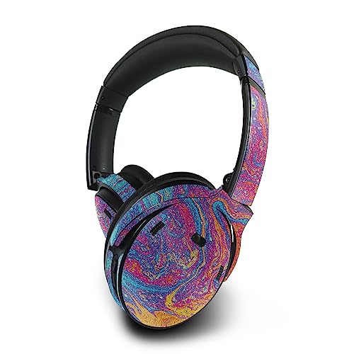 Image of MightySkins Glossy Glitter Skin Compatible with Bose QuietComfort 45 Headphones Paint Currents | Protective, Durable High-Gloss Glitter Finish | Easy to Apply | Made in The USA