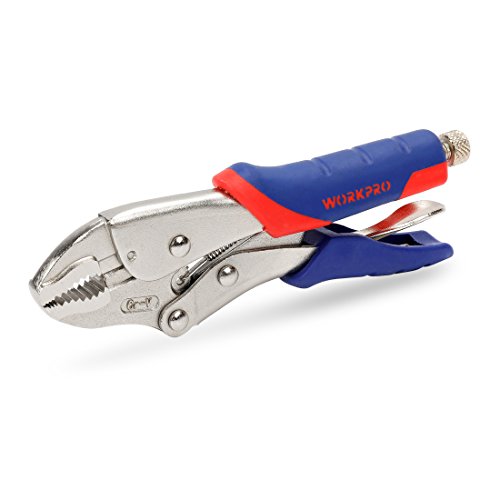 Workpro Pliers Set 4-Piece Locking Plier Slip-Joint Plier Groove Joint Pliers And Adjustable Wrench Home Maintenance Tool Kit #TOP6
