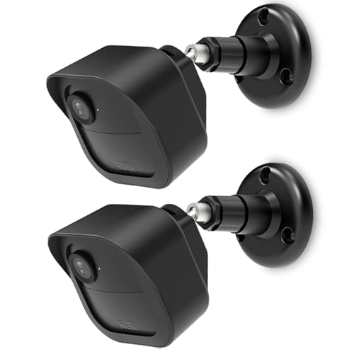 2 Pack | All-New Mount for Blink Outdoor 4 Camera | Adjustable Design to Improve Viewing Angle | Weather Protective Housing Cover for Blink Security System | Black