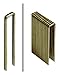 Hillman 461780 Galvanized Staples, Narrow Crown, 18 Gauge, 1 x .25-in., 1,000-Ct. - Quantity 3