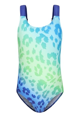Image of Girls One Piece Swimsuits Tie Dye Bathing Suit for Girls Hawaiian Swimwear 3-16 Years