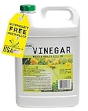 Liquid Harvest Vinegar Weed & Grass Killer - Gallon - Nonselective Herbicide Approved for Organic Production, Pet Safe & Glyphosate Free Herbicide