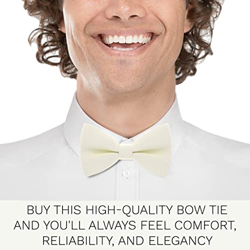Image of Bow Tie House Mens Bowties Pre-tied Shape Clip on Bowtie Solid Men Formal Wear for kids, baby boys, toddler any age bow ties