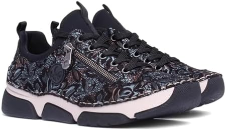 Rieker Women's Low-Top Sneakers, Metallic, 7 US | Image 6