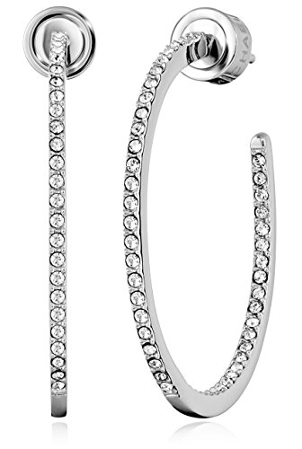 Michael Kors Small Pave Hoop Earrings
