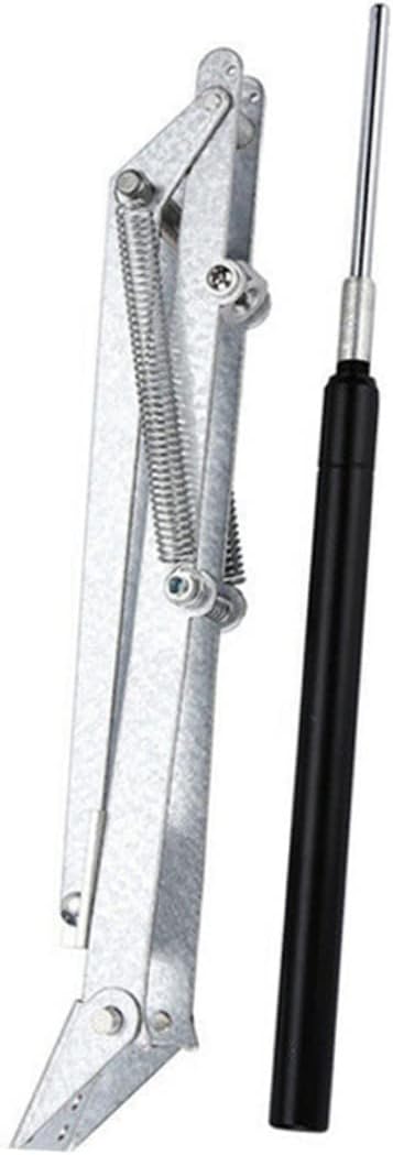 Double Spring Automatic Window Opener for Greenhouse Sturdy Ventilation System Silver Easy to Install Efficient Air Circulation