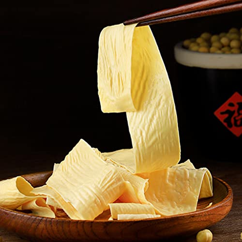 Sxet Dried Tofu Skin, 2 Packs Handmade Bean Curd Sheets, Chinese Special Youdoupi, Soy Products, Vegan Food, Fit For Hot Pot, Cold Vegetable, Stir Fry 豆腐皮 120G/4.23Oz Per Pack (Pack Of 2) #TOP2
