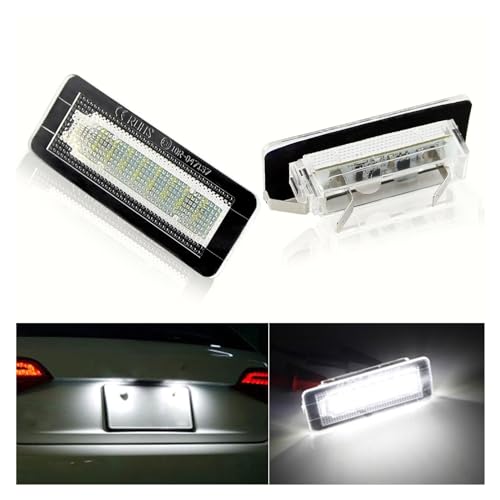 Luces de matrícula LED para Smart Fortwo 450 451 sin error Canbus pack de 2 2