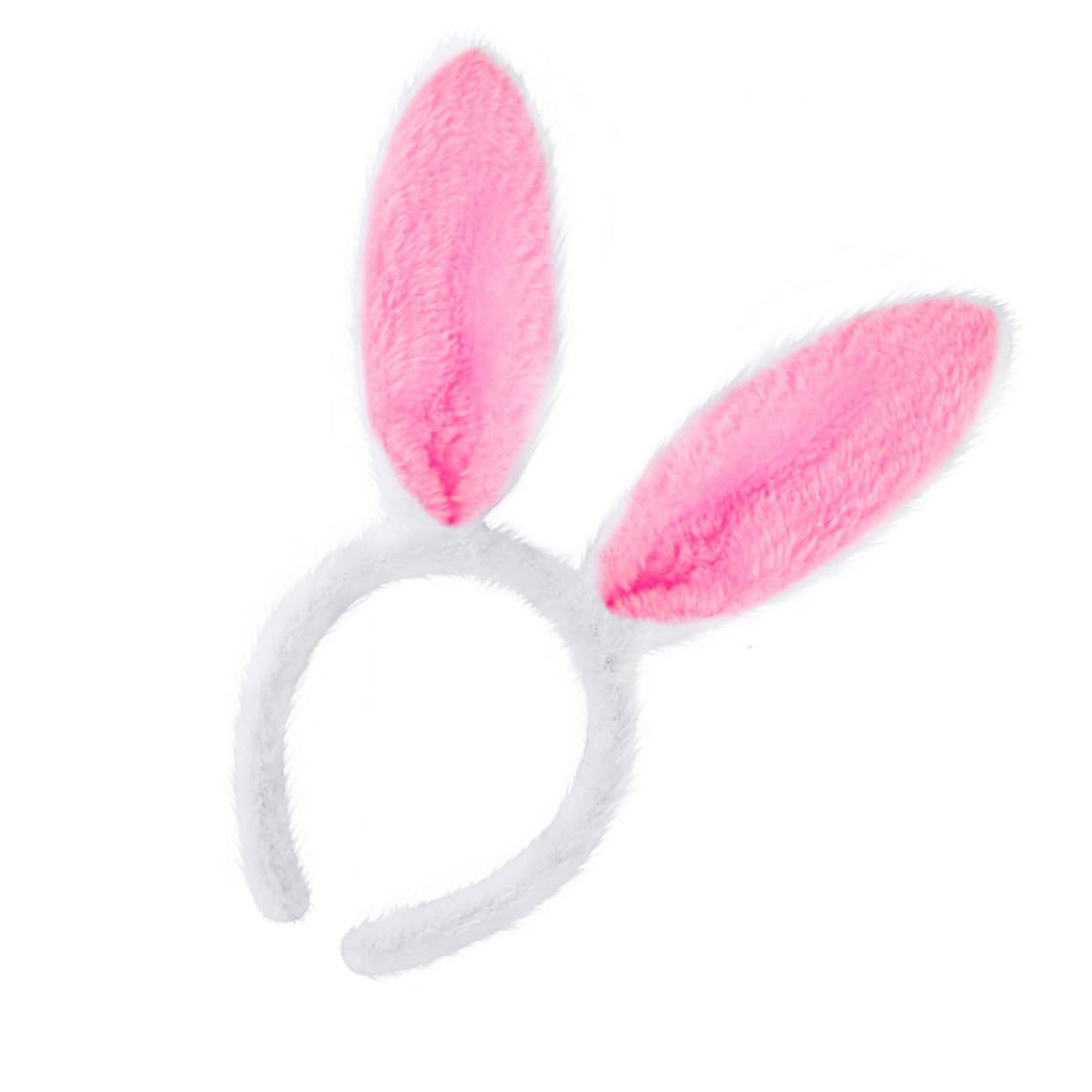 MAGICLULU 18 Pezzi Fasce Per Dell'Orecchio Di Coniglio Cerchi Per Rosa Regali Dei Coniglietto Di Peluche Coniglio Coniglietto Rosa Rifornimenti Del Partito