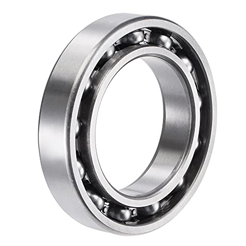 sourcing map 6010 Deep Groove Ball Bearings 50mm Bore 80mm OD 16mm Thick C3 Open Type Chrome Steel