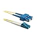 LC/SC 2-Meters Single Mode Duplex Fiber Optic Cable 9/125, Yellow (CNE72739)
