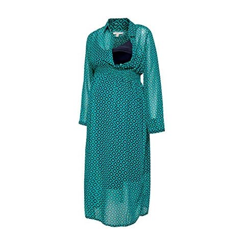 ESPRIT Maternity Green Maxi Nursing Dress Cover