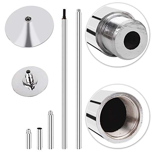 TINE 45Mm Silver Pole Dance Spin Pole Removable Home Fitness Exercise Training Pole Dancing Pole Kit for Home,Exercise Club Party - Thumbnail 5