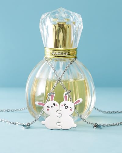 Best Friend Pendants Jewelry BFF Necklace 2 Gifts Matching Friendship Necklaces for 2 Teen Boys Girls Bestie Sister.2