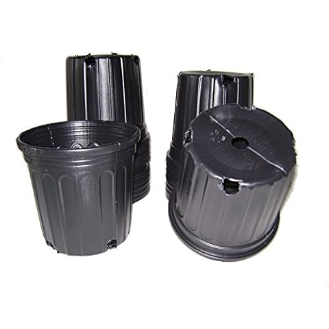 Seed Kingdom 26 New Plastic Nursery 3 Gallon Trade Pot ~ Actual Volume: 2.296 Gallons Cover