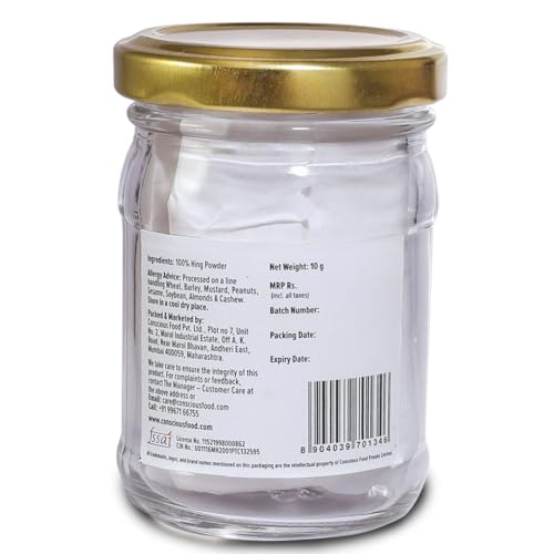 Image of Conscious Food Asafoetida, 10 gm | 100% Pure Hing | Non Compounded | Extra Strong & Hand Pounded