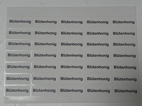 5x 105 St. Sorten-Etiketten -Blütenhonig- (15 x35stk) Honigetikett Imker Imkerei (0,04€/Stk) Honigglasetiketten Honigetiketten