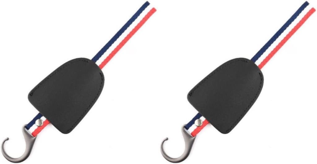 Multi-Function car Hidden Hook, Creative Hook for seat headrest, car Hook for Interior seat Back, Interior Decoration, car Leather Hook, car Finishing Hook (Tricolor)