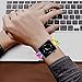 Summer Rainbow Boho Tie Dye Watch Band Compatible with Apple Watch 38mm 40mm 41mm 42mm 44mm 45mm 49mm for Women Men Gifts Sport Silicone Wristbands Strap for IWatch Series 9 8 7 6 5 4 3 2 1 SE (38mm/40mm/41mm) …