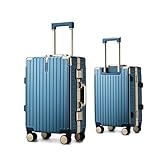 GIIYOEW Maleta Equipaje Grande de Carcasa Dura Marco de Aluminio PC ABS Ligero con 4 Ruedas giratorias,2,26in