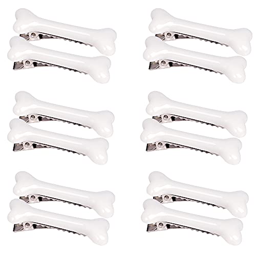 Dog Bone Hair Clips, Halloween Cavegirl Bone Barrette Cosplay Hair Clips, Hmxpls Costume Party Accessories - 12Pcs Hairpins #TOP18