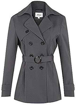 a belted lightweight jacket