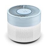 Rowenta Pure Air Mini, Purificador de aire, Filtro HEPA, Estancias de hasta 22 m², 85 m³/h, Muy silencioso, Reduce malos olores, Motor Effitech, Blanco y azul, PU1520F0