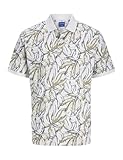Jack & Jones Original Polo pour adulte Coupe normale Imprimé col polo Manches courtes