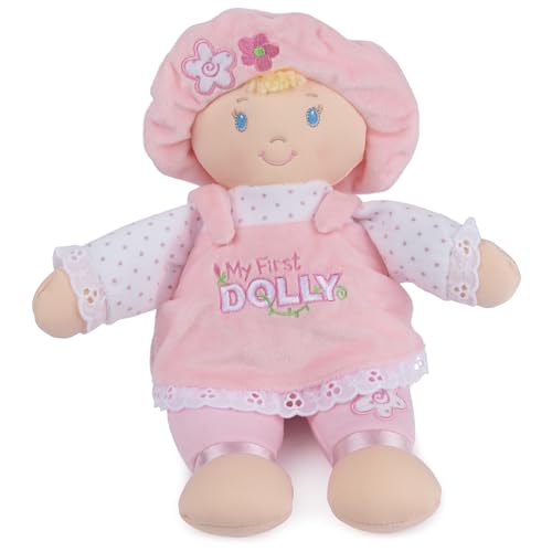 GUND Baby My First Dolly, Plush Doll for Babies and Toddlers, Pink/White, 13” by Baby Gund - Used condition - US$15.67
