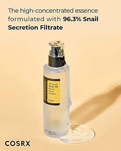 Cosrx Glass Skin Ritual- Snail 96 Mucin Essence (3.38 Oz)+ Snail 92 Repair Cream (7.05 Oz)- Ultimate Glass Glow Hydrating Set With Snail Mucin For Dry, Sensitive Skin, Korean Skincare #TOP1