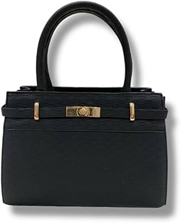 شنطه يد وكروس باللون الأسود يجمع بين البساطه والفخامه