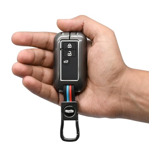 Image of BKN Premium Metal Silicon Key Cover & Full Protection Compatible with Suzuki Swift, Baleno, XL6, Ertiga, Brezza, Fronx, Jimny, Grand Vitara, Ignis, Dzire (2B /3B Smart Key)