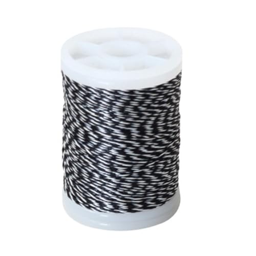 Hilo de nailon 400D para servir cuerda de arco de 120 m con resistencia de 34 libras para fijar bigotes y manualidades (blanco)