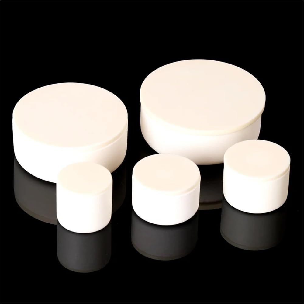 High-Density Alumina Cylindrical Moulds with Lid - 0.8 to 70ml Melting Crucible for Industrial and Laboratory Use(16 x 20mm x 3)