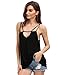 ROMWE Women's Casual Tops Backless Sexy Short T Shirt Tank Top