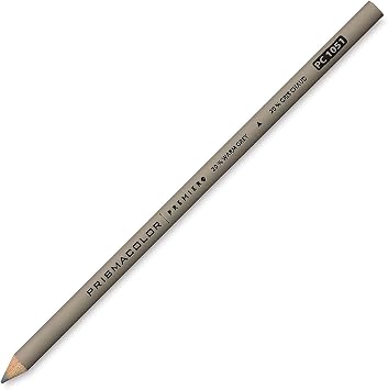 Prismacolor 3435 Model PC 1051 Premier Soft Core Colored Pencil, Warm Grey 20%; Perfect for Layering, Blending and Shading; Soft, Thick Cores Create a Smooth Color Laydown