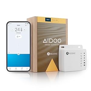 AIRZONE | Aidoo Control WiFi para Aire Acondicionado | Compatible con DAIKIN Sky Air/VRV | Conexión WiFi | Control Remoto | AZAI6WSCDA1