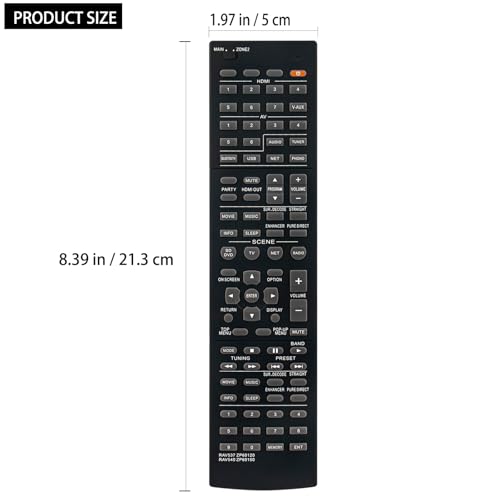 Télécommande de rechange RAV537 pour ampli Yamaha RX-A760 - 3