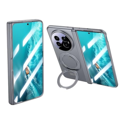 Étui pour Vivo X Fold6 gris coque mince antichoc support anneau de protection