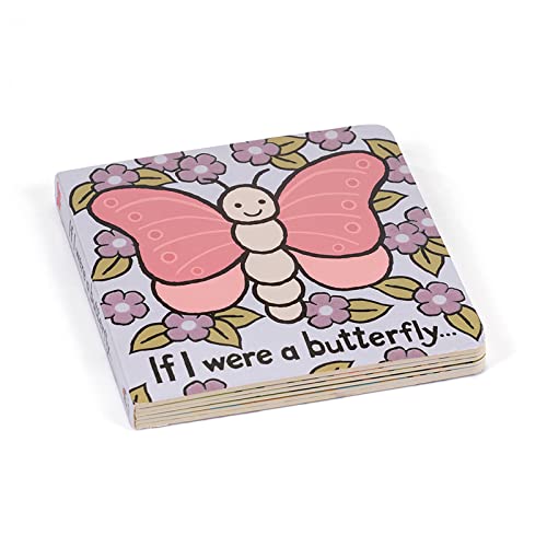 Image of Jellycat If I were a Butterfly: A Touch and Feel Board Book Children's Book - Baby Gift