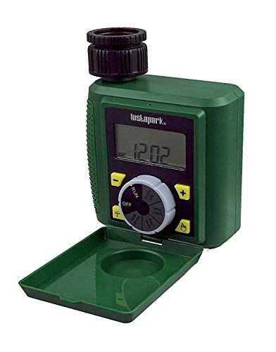 Instapark PWT-07 Single Outlet Programmable Hose Faucet Timer Includes Wired Rain Sensor with Mount - Thumbnail 2