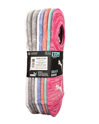 PUMA Ladies Sneaker Liner, 8-pair (Multi)2