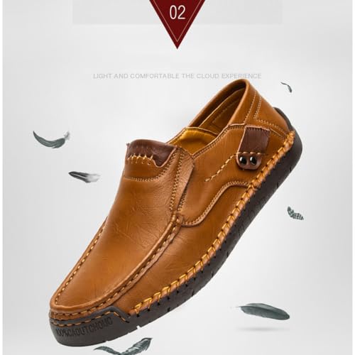 Orthopedic Shoes Men's Waterproof Fashion Orthopedic Shoes Vintage Lightweight Slip-On Flat Loafers Travel & Outdoor4