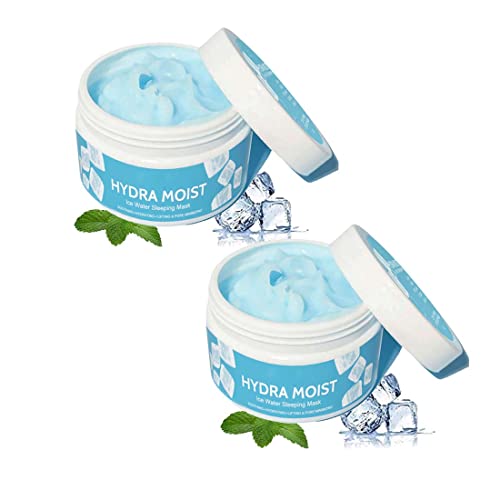Beauty Hydra Moist Ice Water Sleeping Mask,Hydramoist Moisturizer Skin Care Lotion Cream for Women,Hydramoist Ice Water Sleeping Mask,Hydra Moist Ice Water Mask,Skin Mask,Facial Ice Mask Face Mask