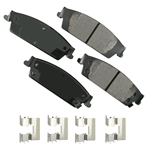 Akebono ACT1707 Ultra Premium Brake Pad Set, 1 Pack, grey
